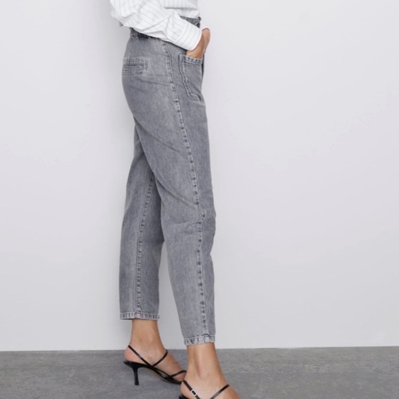 💓HOST PICK💓 Zara Paper Bag High Waist Jean - Picture 3 of 8